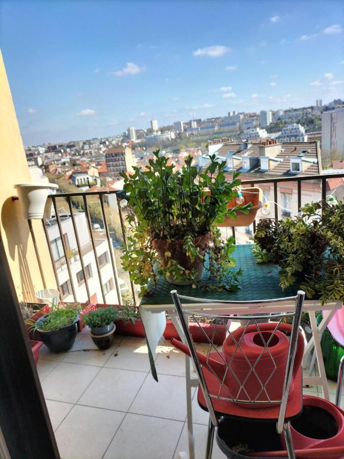 Balcon Surplombant Le Sud De Paris Lägenhet Arcueil Exteriör bild